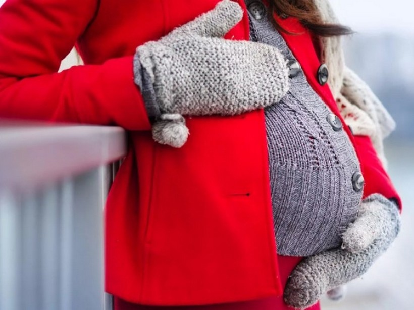 Зимние луки для беременных