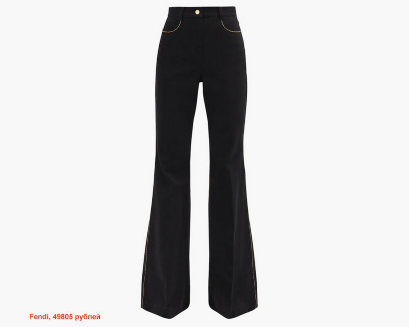 Черные джинсы клеш — модный женский тренд
