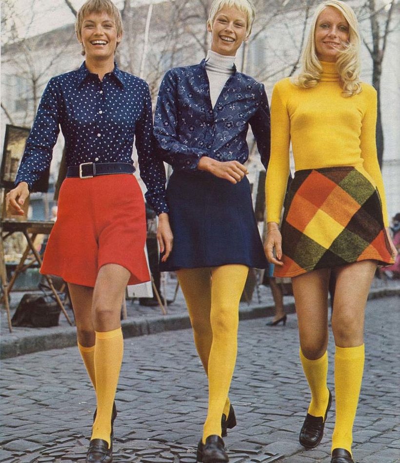 Одежда в стиле 70-х годов и женщин