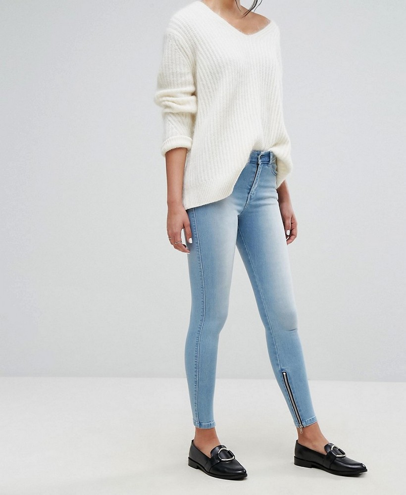 Укороченные джинсы женские: с чем носить обувь