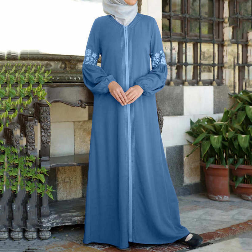 Джинсовые платья для женщин мусульманок