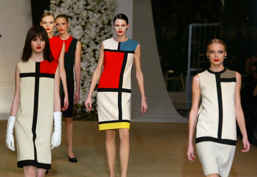 Платье от Ив Сен-Лорана в стиле Mondrian