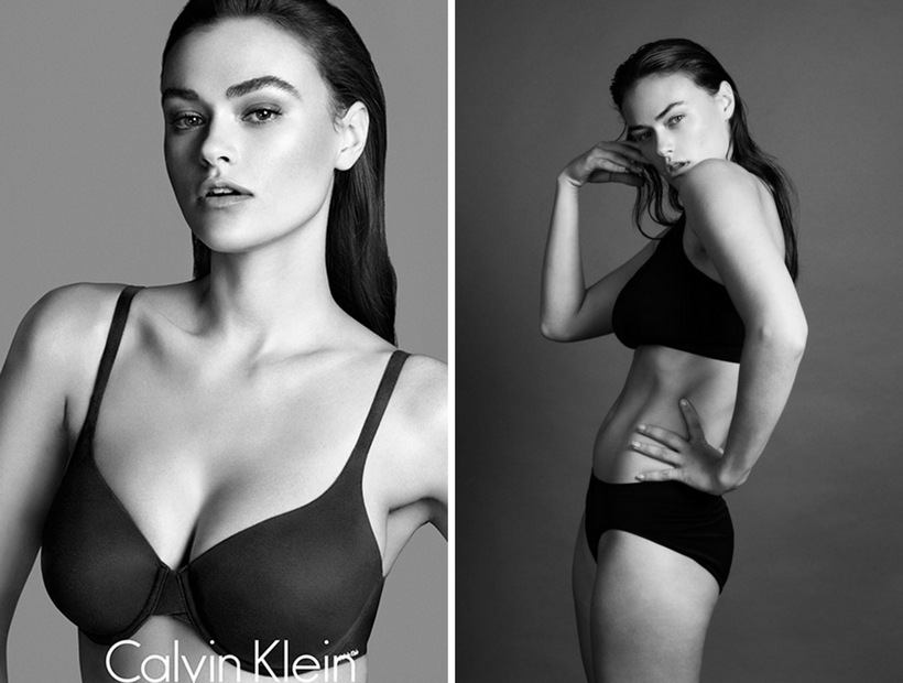 Майла Далбесио в показе Calvin Kleins Perfectly Fit