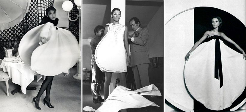 Платье-пузырь от Пьера Кардена